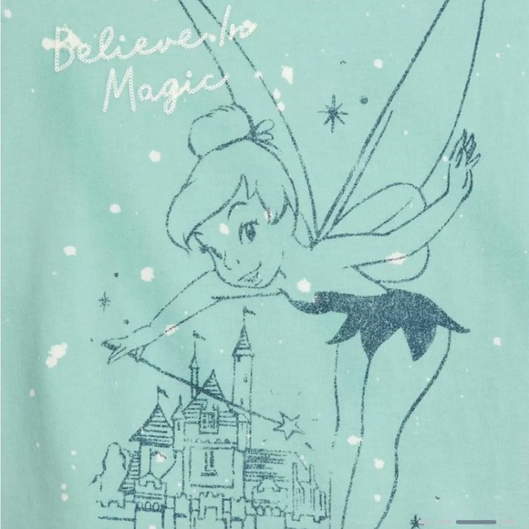 Tinker Bell Vintage-Style Tank Top Disneyland NWT - Picture 3 of 6